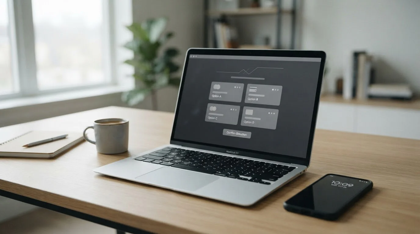 Laptop mit Skrill-Zahlungsauswahl bei deutschen Wettanbietern