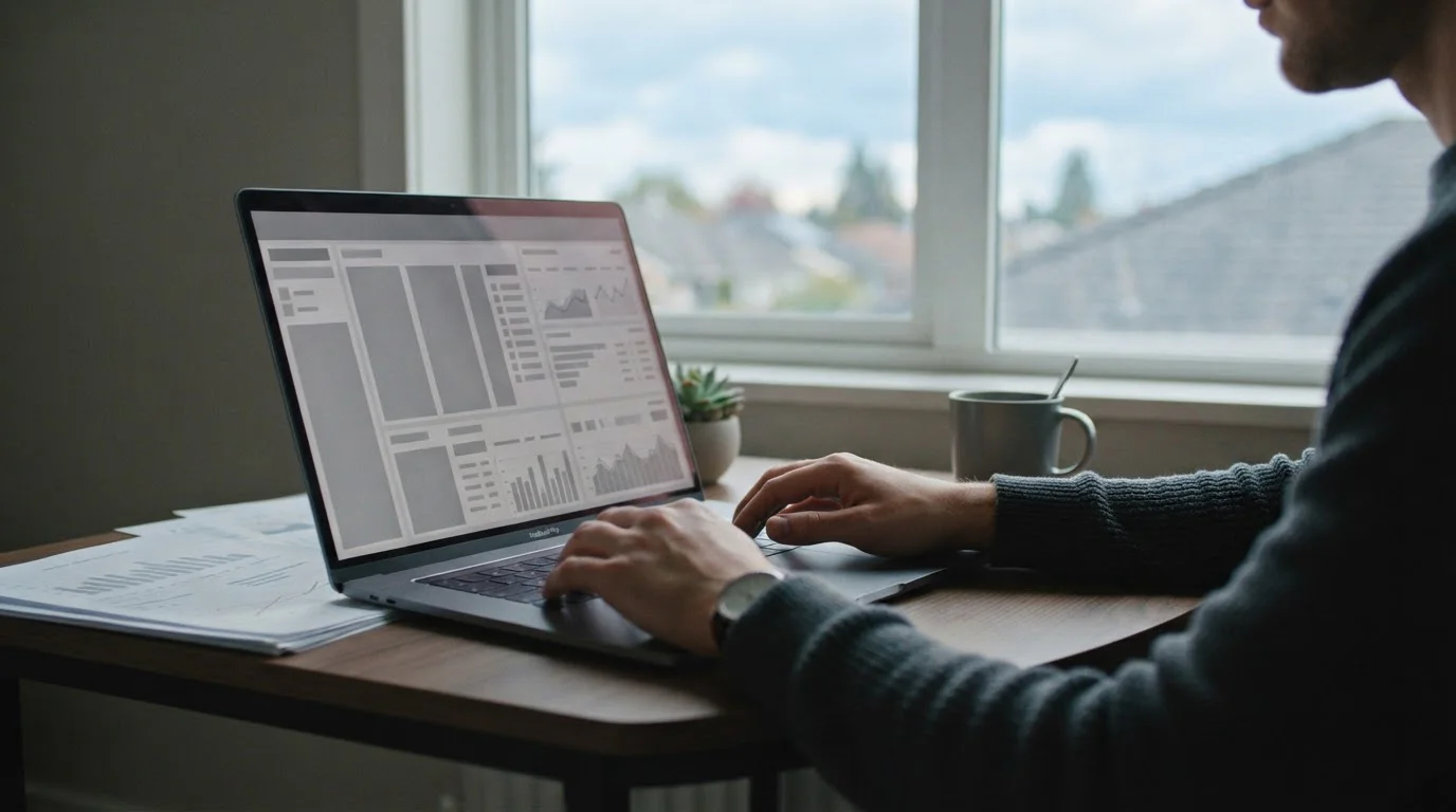 Vergleich von Wettanbietern mit und ohne deutsche Lizenz auf Laptop-Bildschirm